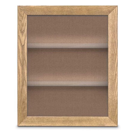 United Visual Products Outdoor Enclosed Combo Board, 42"x32", Gold Frame/Blue & Surf UVCB4232ODG-BLUE-SURF